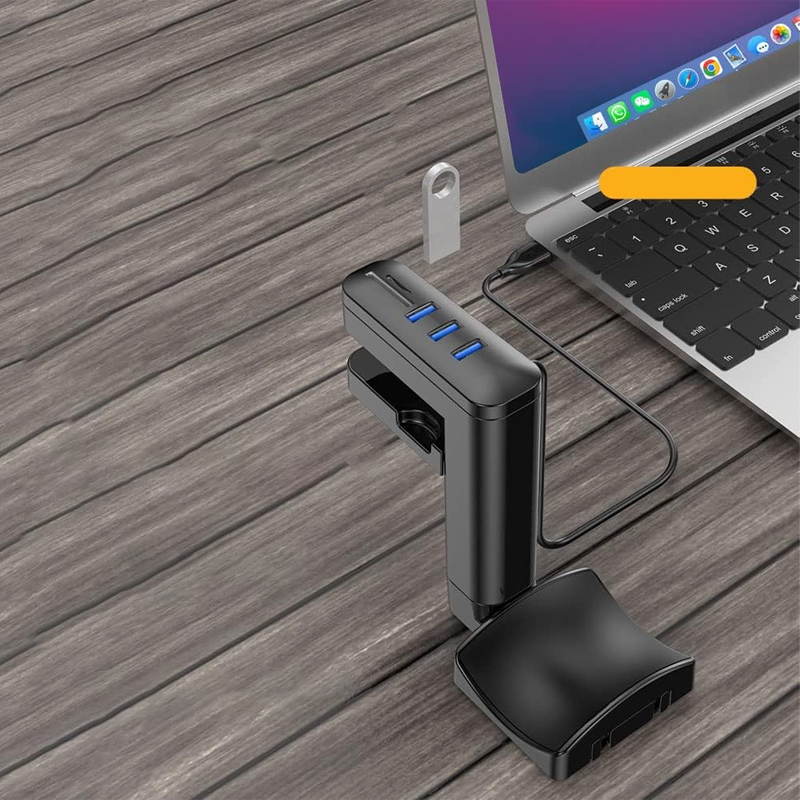 🔥 Draaibare Multifunctionele Hoofdtelefoonstandaard met USB-hub – Nieuw & Black Friday 50% Korting!