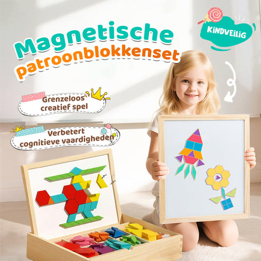 🎄Vroege Kerstdeal! Slechts vandaag tot -50% 🔥 Ontdek de magische houten magnetische puzzelset 🧩 – perfect kerstcadeau voor kinderen!