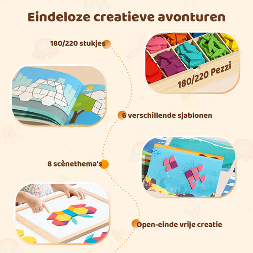 🎄Vroege Kerstdeal! Slechts vandaag tot -50% 🔥 Ontdek de magische houten magnetische puzzelset 🧩 – perfect kerstcadeau voor kinderen!