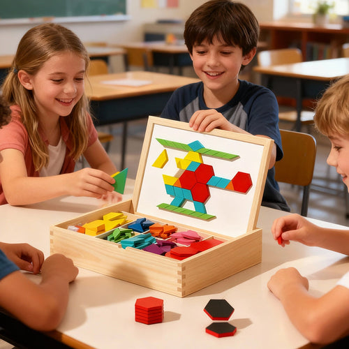 🎄Vroege Kerstdeal! Slechts vandaag tot -50% 🔥 Ontdek de magische houten magnetische puzzelset 🧩 – perfect kerstcadeau voor kinderen!