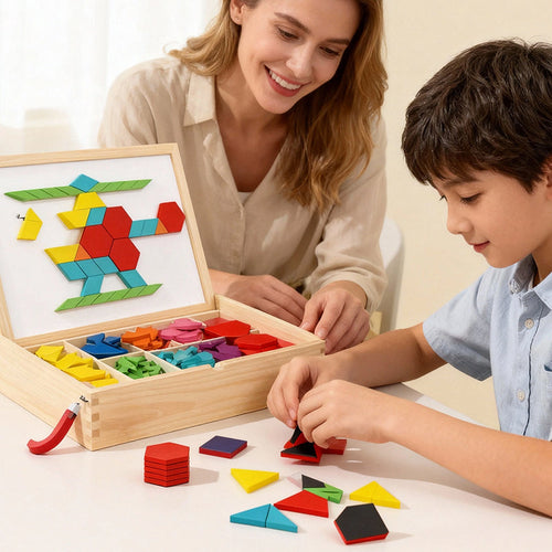 🎄Vroege Kerstdeal! Slechts vandaag tot -50% 🔥 Ontdek de magische houten magnetische puzzelset 🧩 – perfect kerstcadeau voor kinderen!