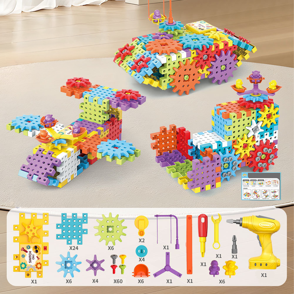Kletshuts™ GearPuzzle: Geweldig Interactief 3D Uitrusting Puzzel Spel Set